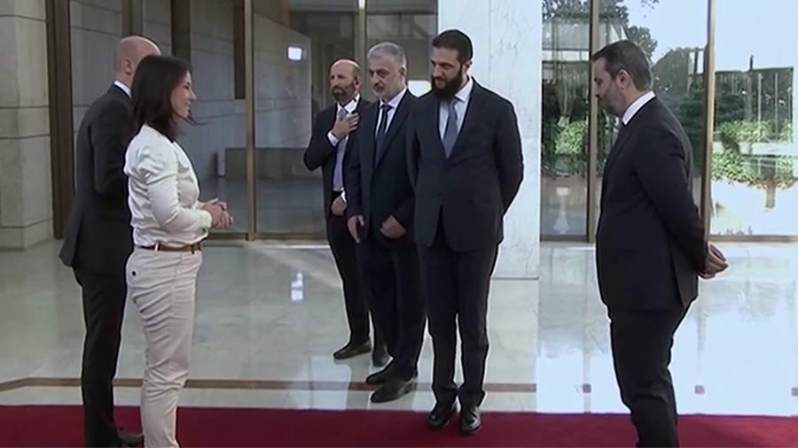 Representatives of Syria's new administration denied Berbok a handshake